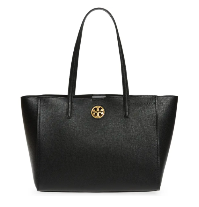 Tory Burch Carson Zip Top Crossbody Bag in Black