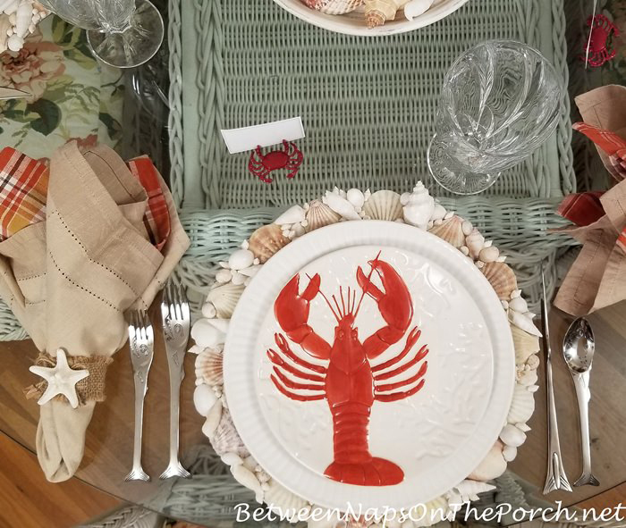 Lobster Plates and Fish Flatware