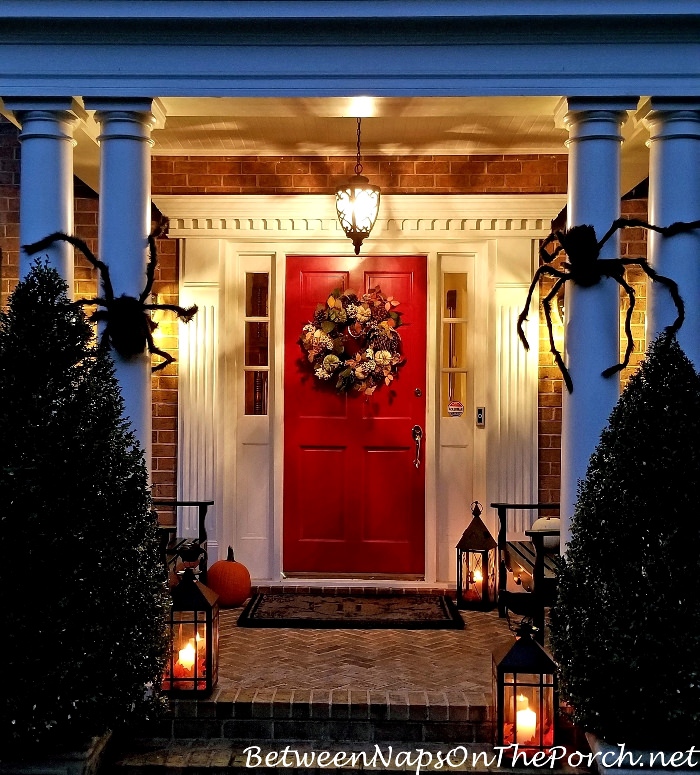 Spooky Spider Porch for Halloween
