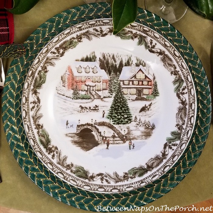 Affordable Christmas Dinnerware, Christmas Village