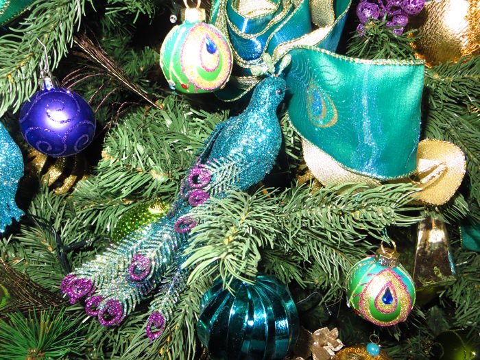 Peacock Christmas Ornament Peacock Ornament 2023 Winter Peacock