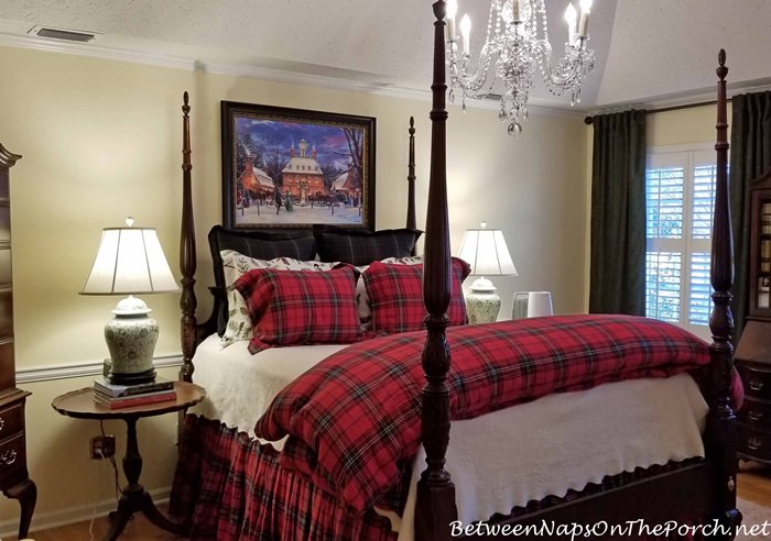 Cozy Winter Bedding, Tartan for a Winter Bed