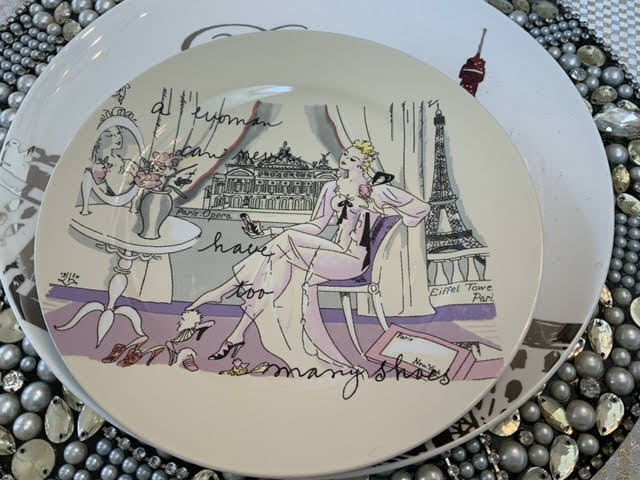 Paris Salad Plates