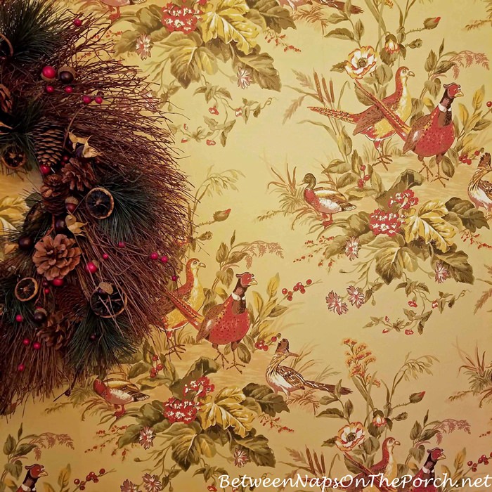 Thibaut Wallpaper, Brandywine, Nature Themed, Pheasants