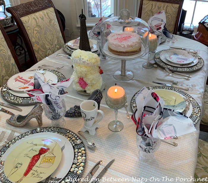 Emily in Paris Inspired Tablescape