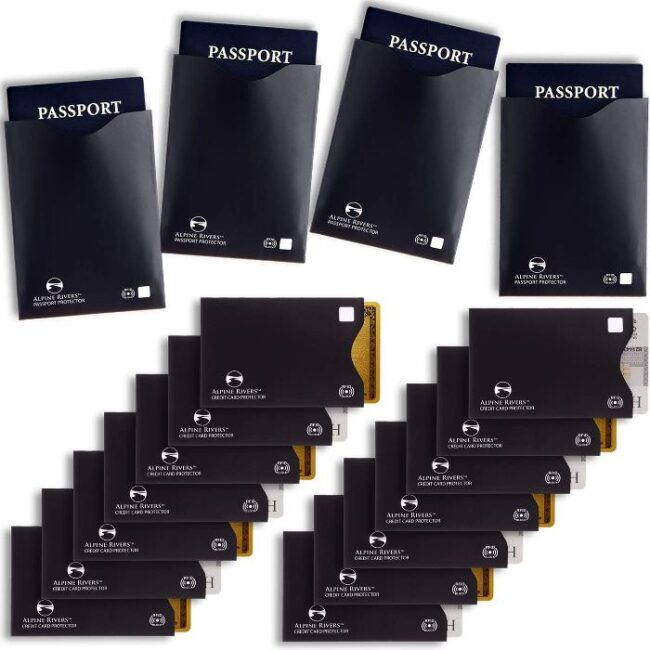 RFID Pockets Protect Credit Cards & Passports