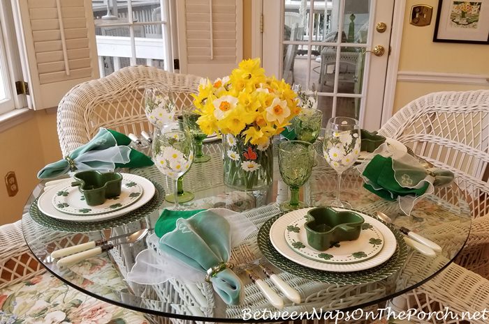 St. Patrick's Day Tablescape