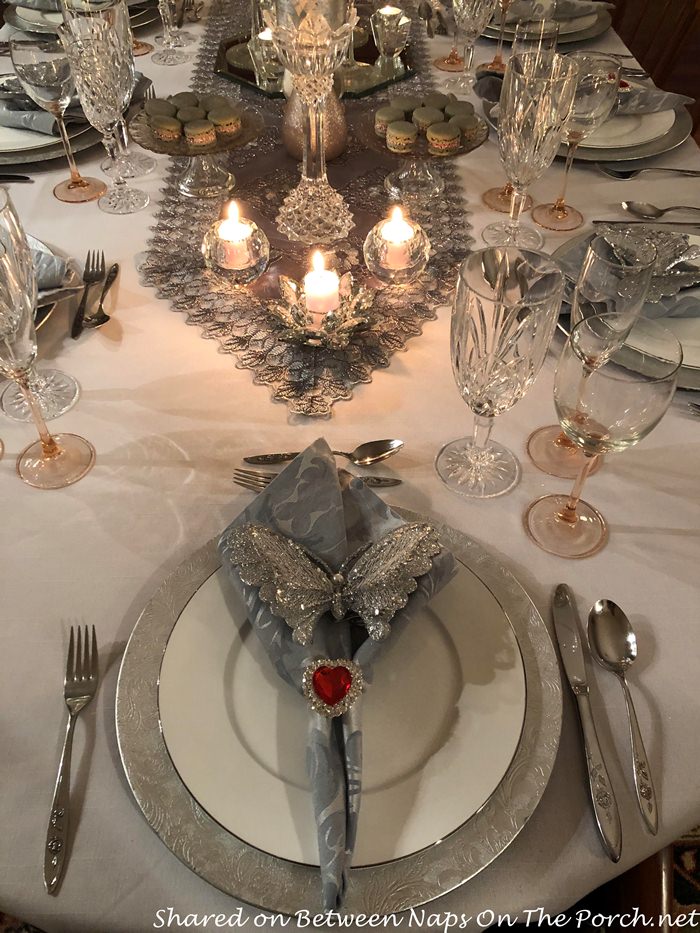 Waterford Napkins in Elegant Table Setting