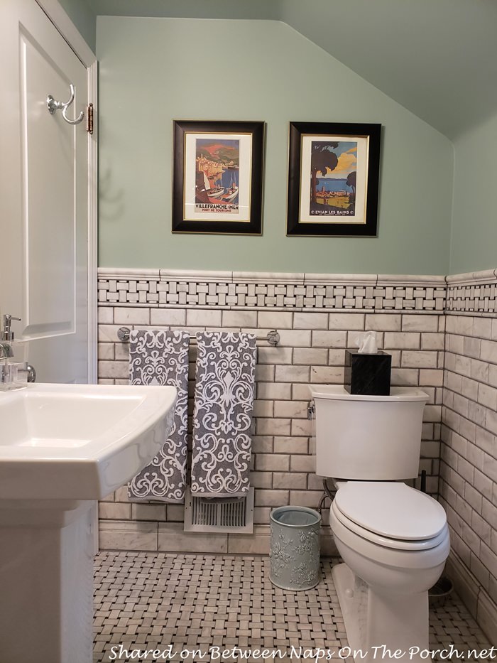 1950s Bathroom Gets A Beautiful Luxe Makeover Prepare To Be Stunned   Carrara Marble For Bath Renovation 