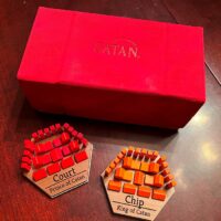 Catan Walnut Game Piece Holder, Personalized, Engraved