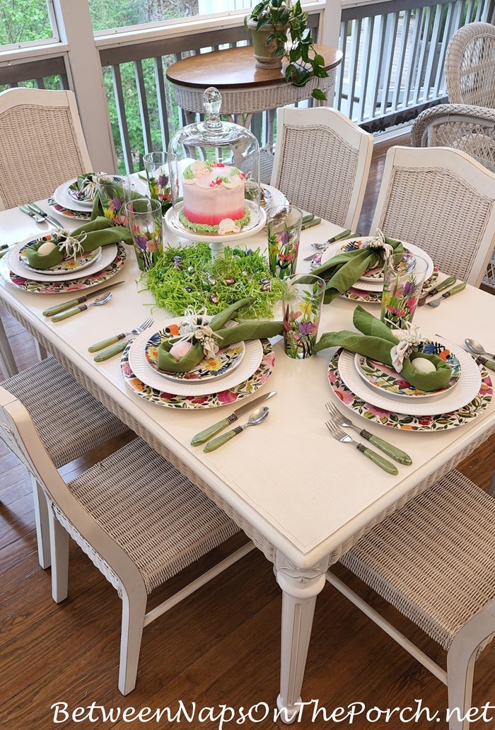 Dining Outdoors for Spring, Easter