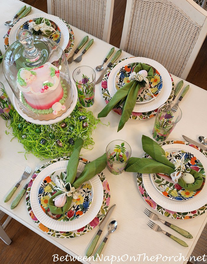 Floral Dinnerware in a Spring Table