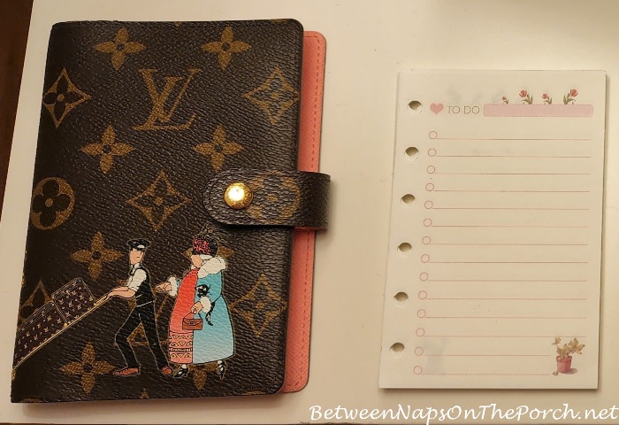 Louis Vuitton Inspired Agenda Calendar Refill Inserts & To-Do Lists –  Between Naps on the Porch