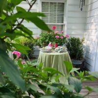 Spring Dining Outdoors