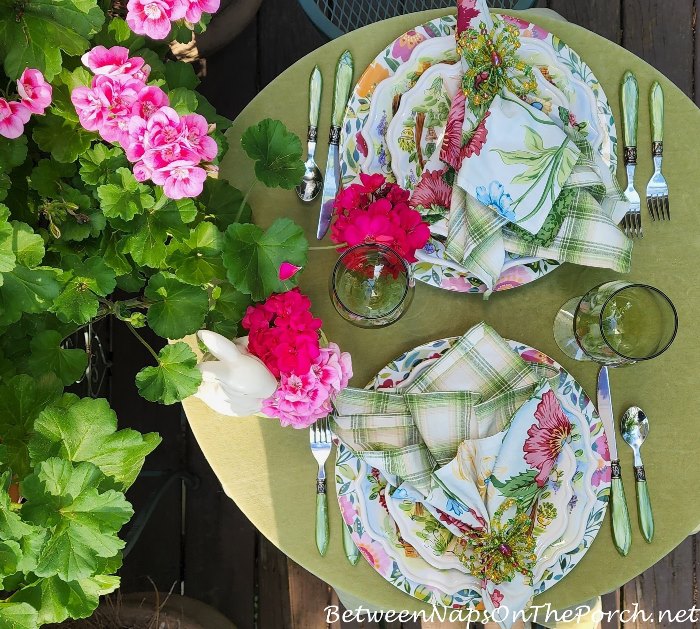 Spring Dining for Two, Outdoor Dining