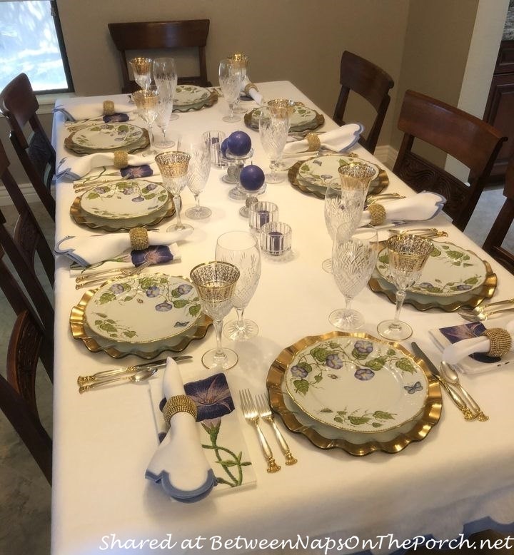 Anna Weatherley, Morning Glory China, Beautiful Table