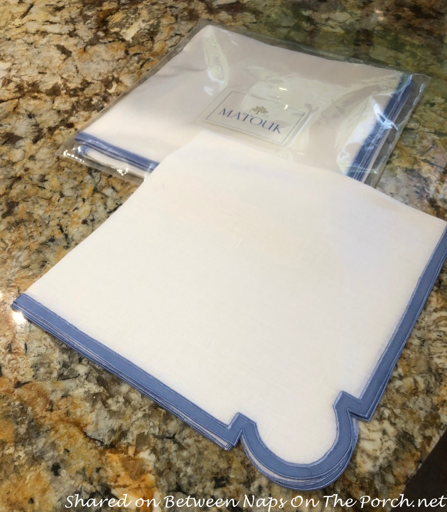 Matouk Mirasol Azure Napkins