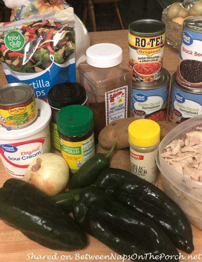 Pueblo Chicken Soup Ingredients