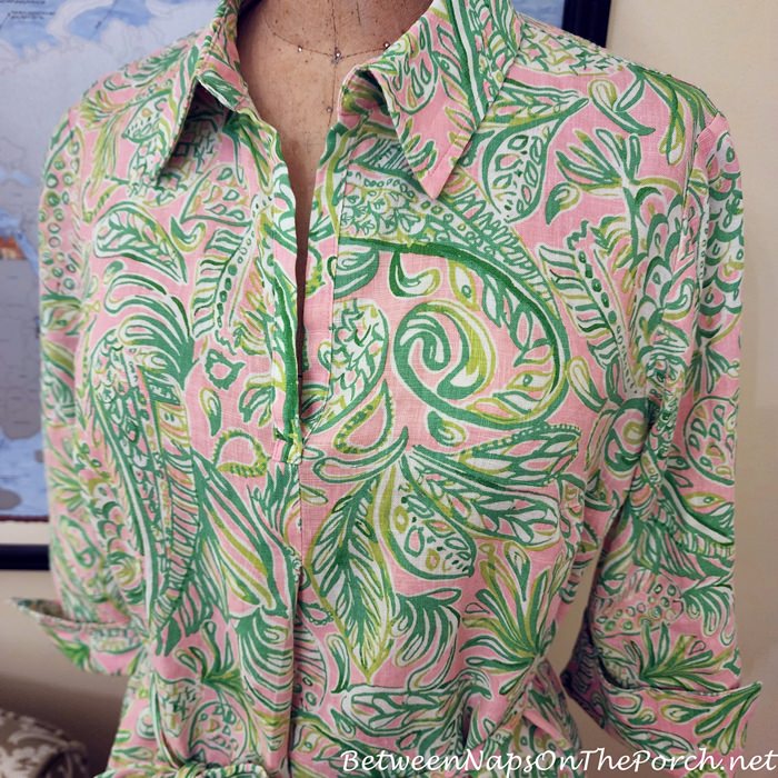 Lilly Pulitzer Pink and Green Dress