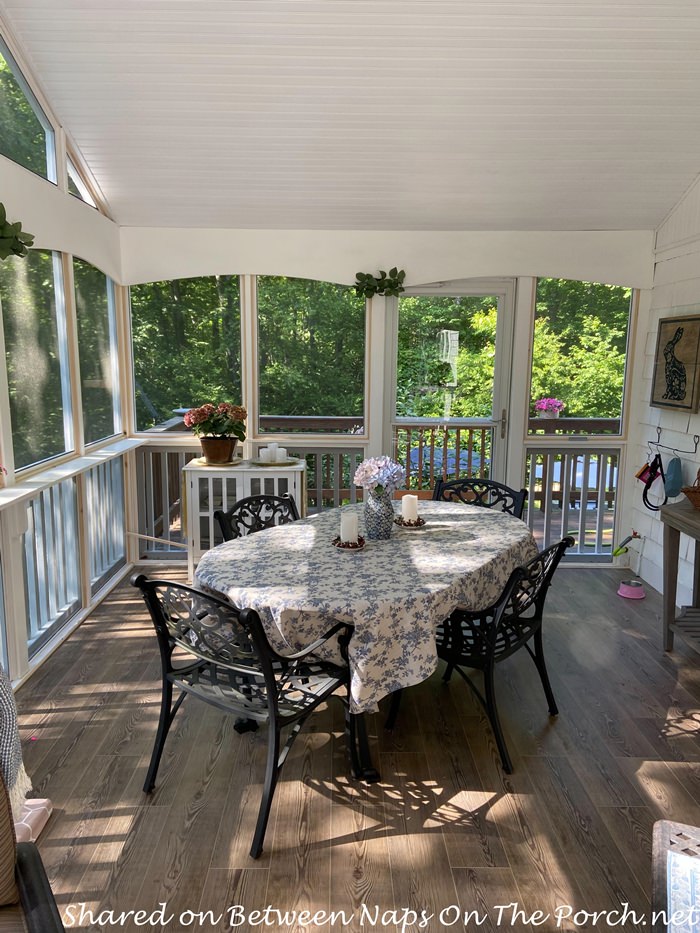 Screened Porch Dining