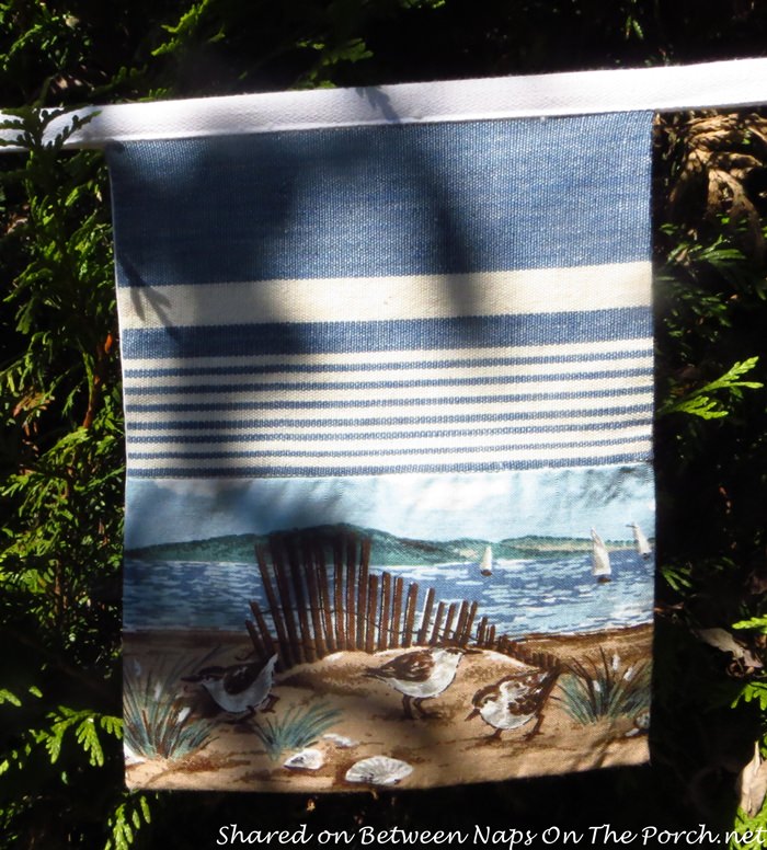 Shorebirds on Beach Seaside Tea Towel