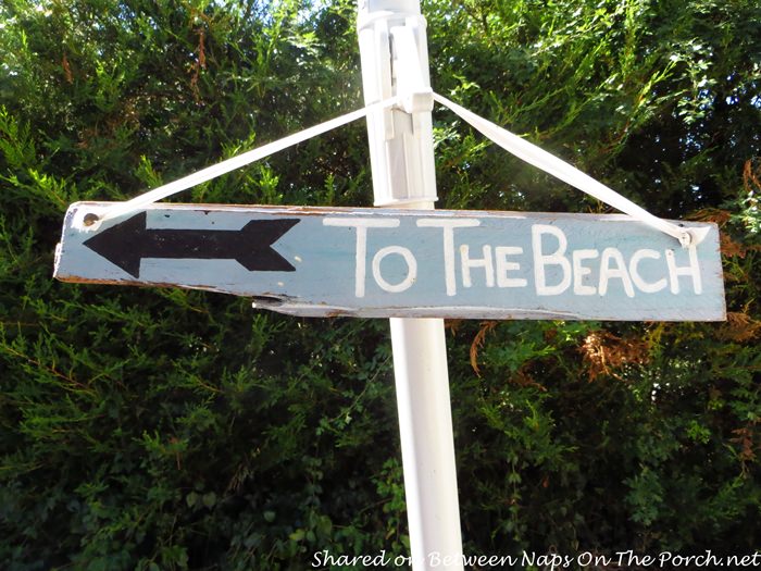 To The Beach Sign, DIY Project