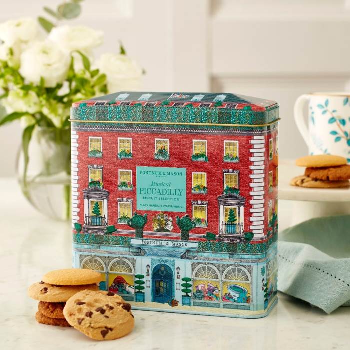 Fortnum & Mason Musical Biscuit Tin, Piccadilly