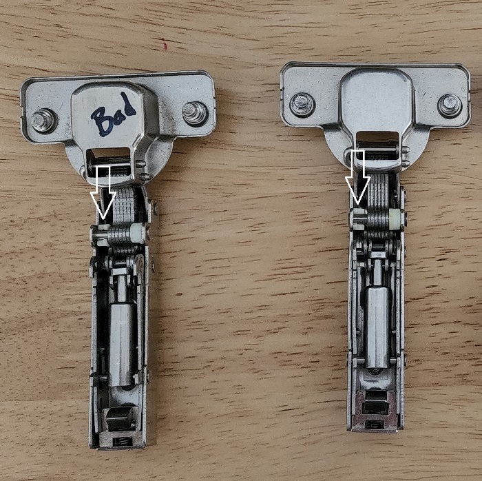 Hinge Difference, SystemBuild Defective Hinge