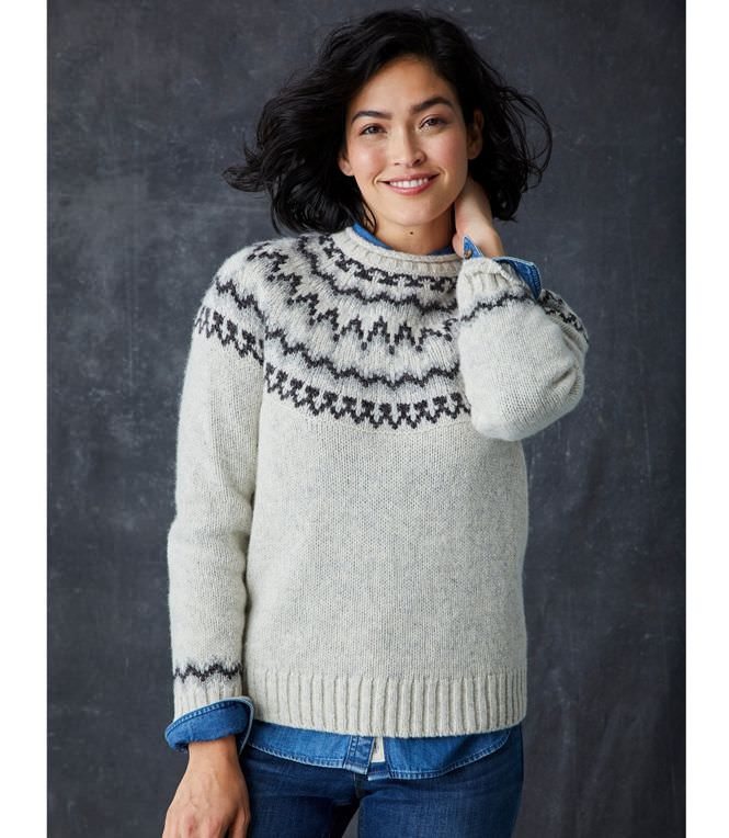 Ll bean outlet fair isle sweater