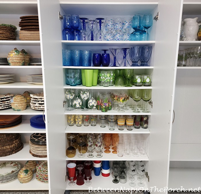 Shelving for Glassware