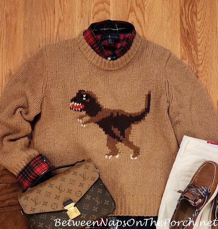 Sweater Dinosaurus Coach, Dijual