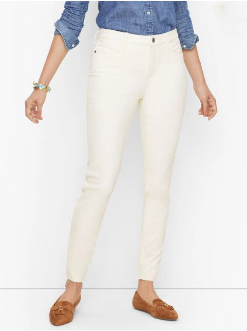 White best sale jegging shorts