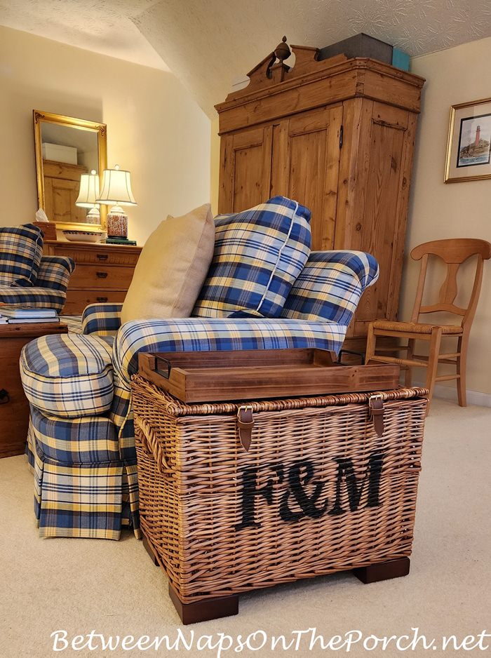 Fortnum & Mason Hamper, reuse as End Table