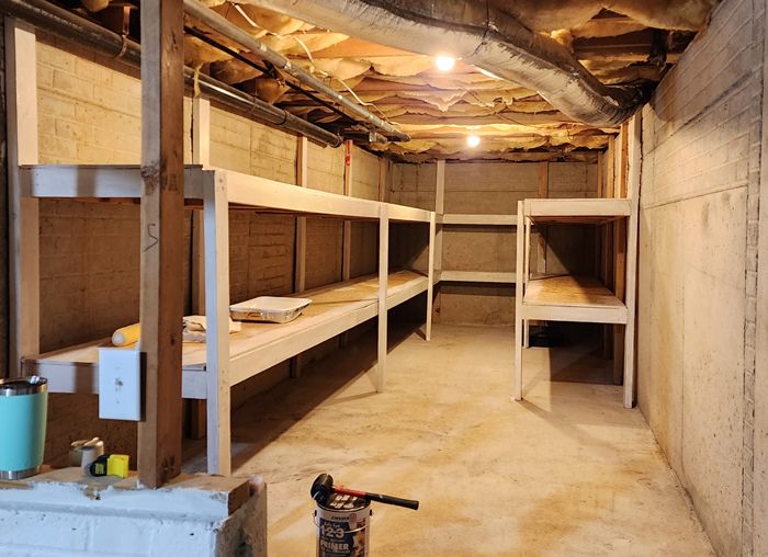 4 DIY Weekend Basement Storage Projects