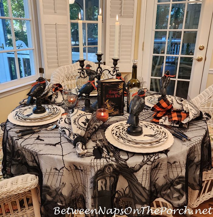 Halloween Tablescape, Between Naps On The Porch