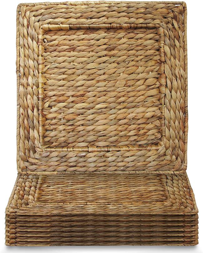 Square Rattan Charger