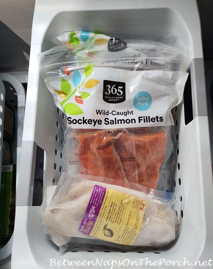 GE Freezer, Salmon-Traders Joe's