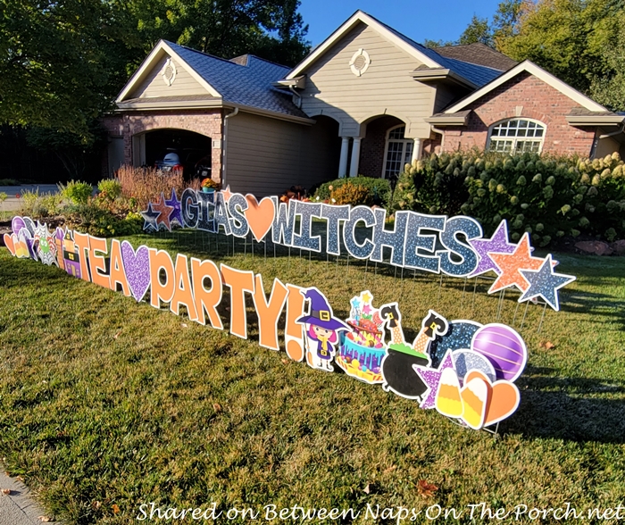 Halloween Birthday Party Yard Sign