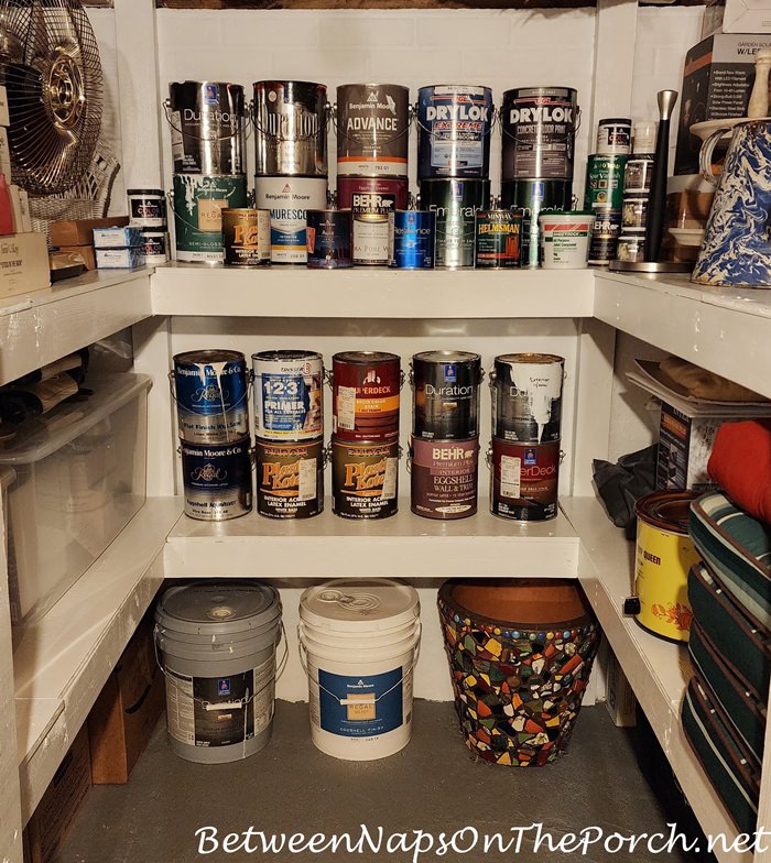 Storage, Paint Cans