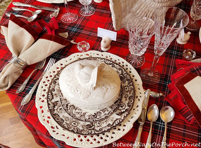 Turkey Tureens, Thanksgiving Tablescape