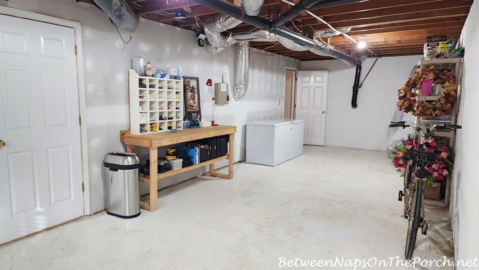 What Do You Think About This Shelving & A Sneak Peak At The New Flooring – Between  Naps on the Porch