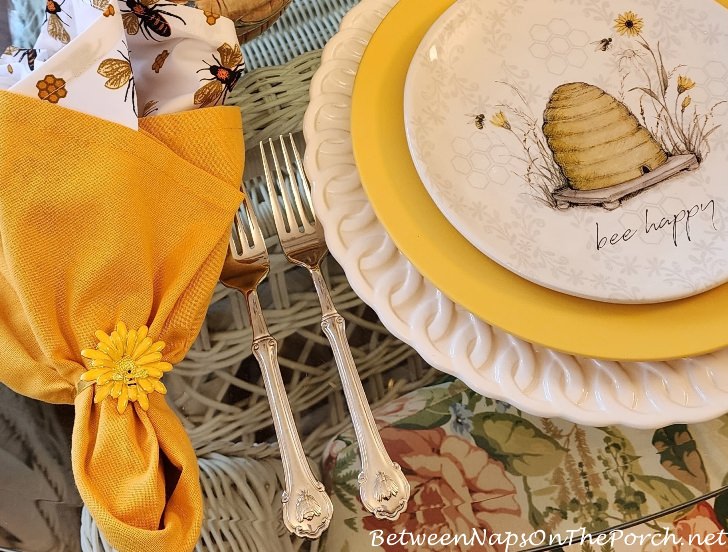 Bees on a Summer Tablescape — Whispers of the Heart