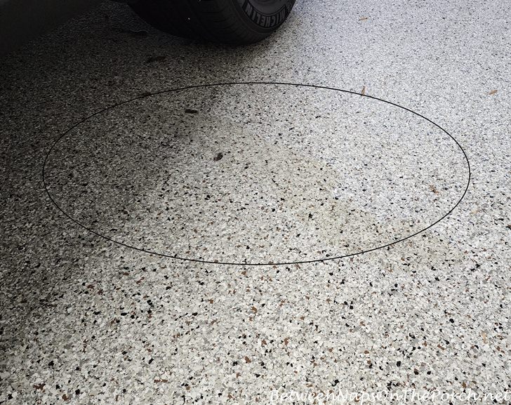 Garage Floor with Rain Water