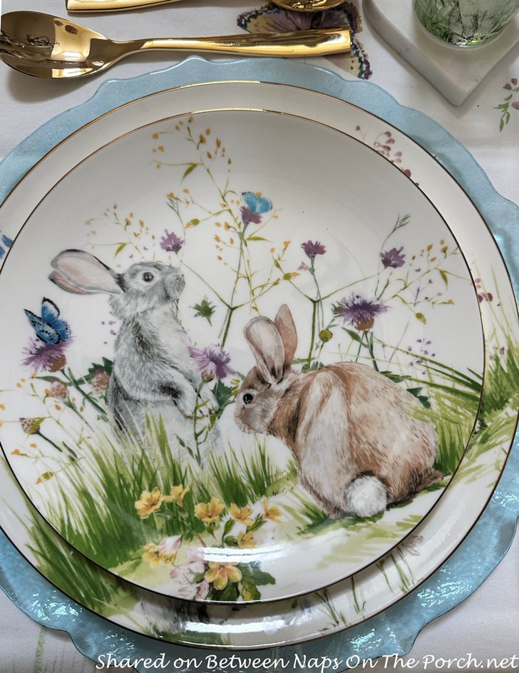 Bunny Dinnerware for Easter and Spring