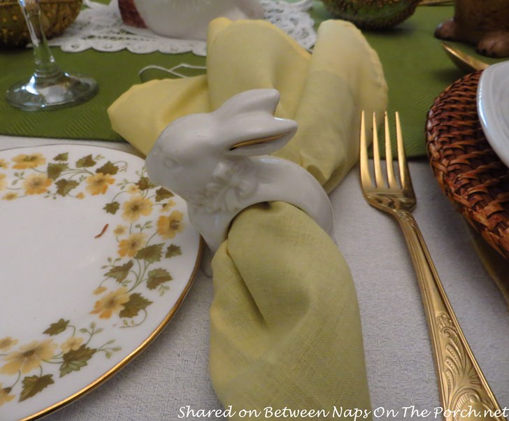 Bunny Napkin Rings, Spring or Easter