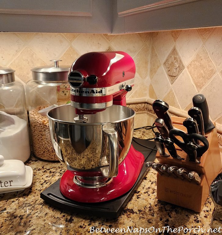 An Appliance Slider Tray For My Kitchen, Love How It Works! – Between Naps  on the Porch