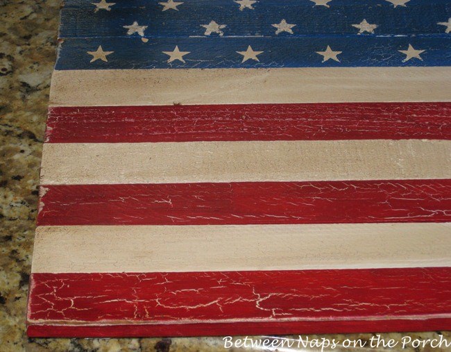 Antique, Age Furniture or a Crafted Wood Flag