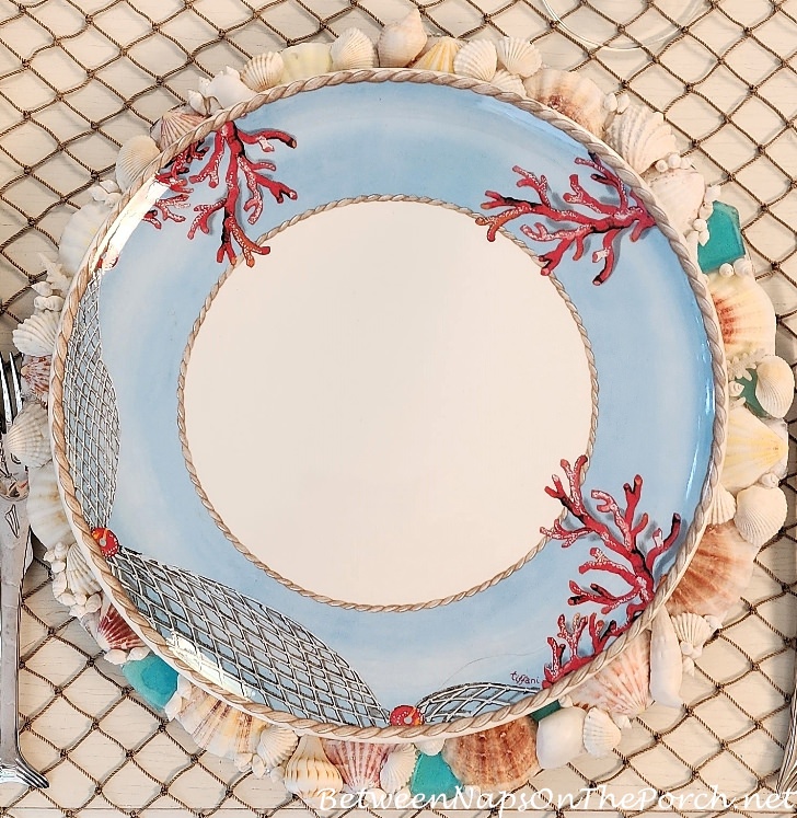 Effetti D'arte Plates, Coral Reef Pattern