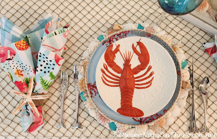 Ocean-Seaside Themed Table Setting