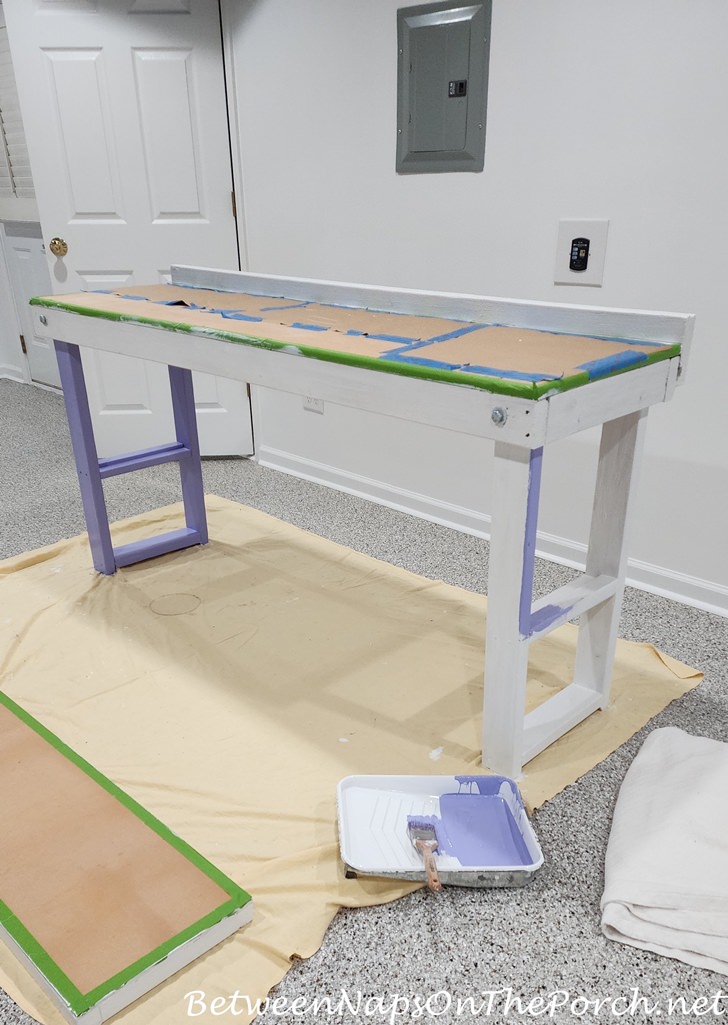 Painting a Workbench